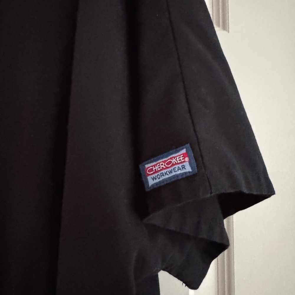 Cherokee Black Scrub Top